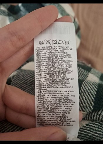 Bej Gri Ekoseli Düğmeli Çocuk Gömlek - Görsel 7