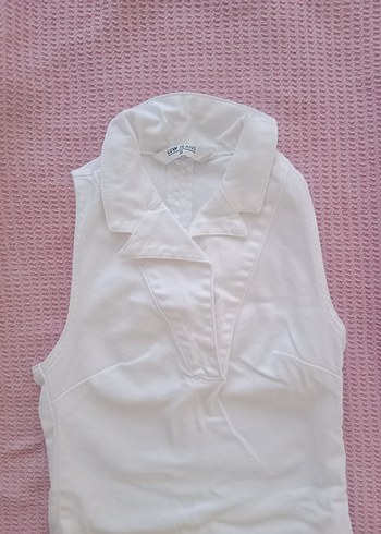 Beyaz kot mini elbise