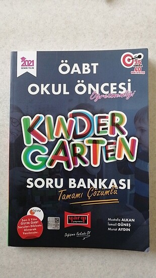 Kinder garten Yargı Yayınları okul öncesi öğretmenliği ÖABT tama