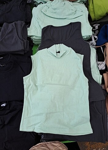 H&M Büstiyer, atlet kolsuz body,bluz,mini üst 