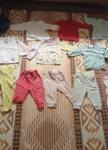 Az kullanılmış kız bebek kıyafetleri 