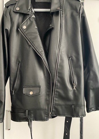 Kadın deri ceket - Görsel 6