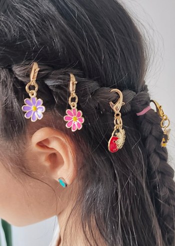 charm, Çilek Figürlü Saç Tokası - Görsel 2