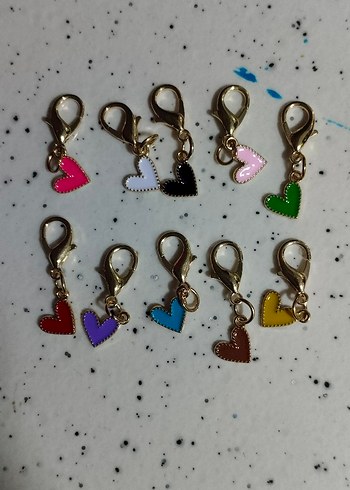 Zincir Detaylı Beyaz Yıldızlı Kadın Charm - Görsel 3