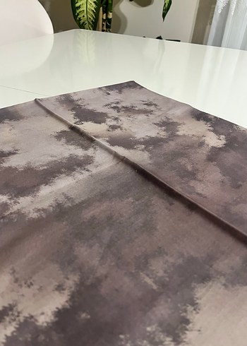 Kahve tonlarda Soft Eşarp - Görsel 2