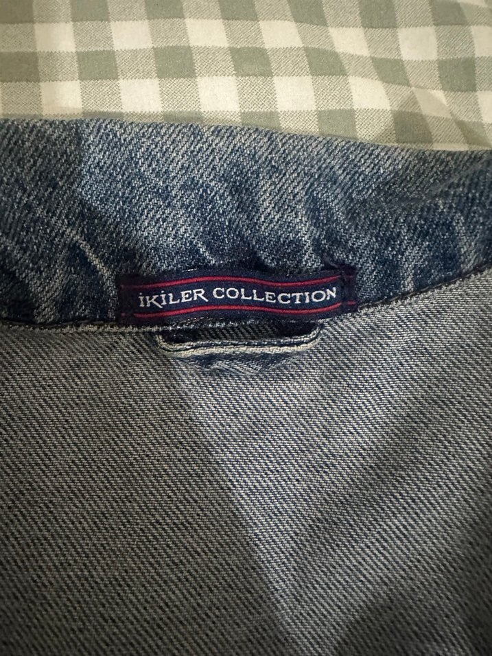 kadın kot ceket - Görsel 3