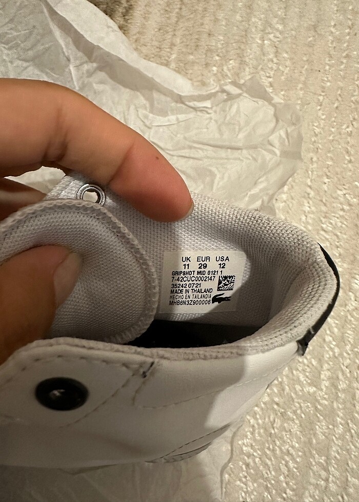 lacoste çocuk ayakkabısı - Görsel 4