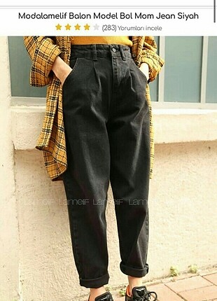 Balon model bol mom jean