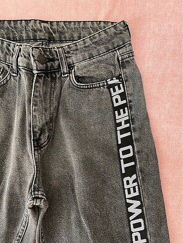 26 Beden gri mom jeans