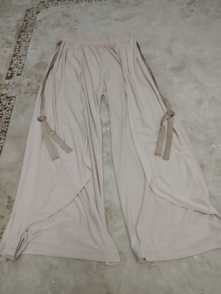 Bej Kapüşonlu Örgü İkili Takım - Görsel 4