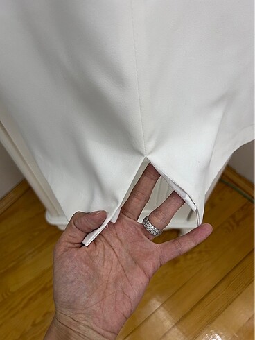 38 Beden beyaz Renk Beyaz kısa elbise