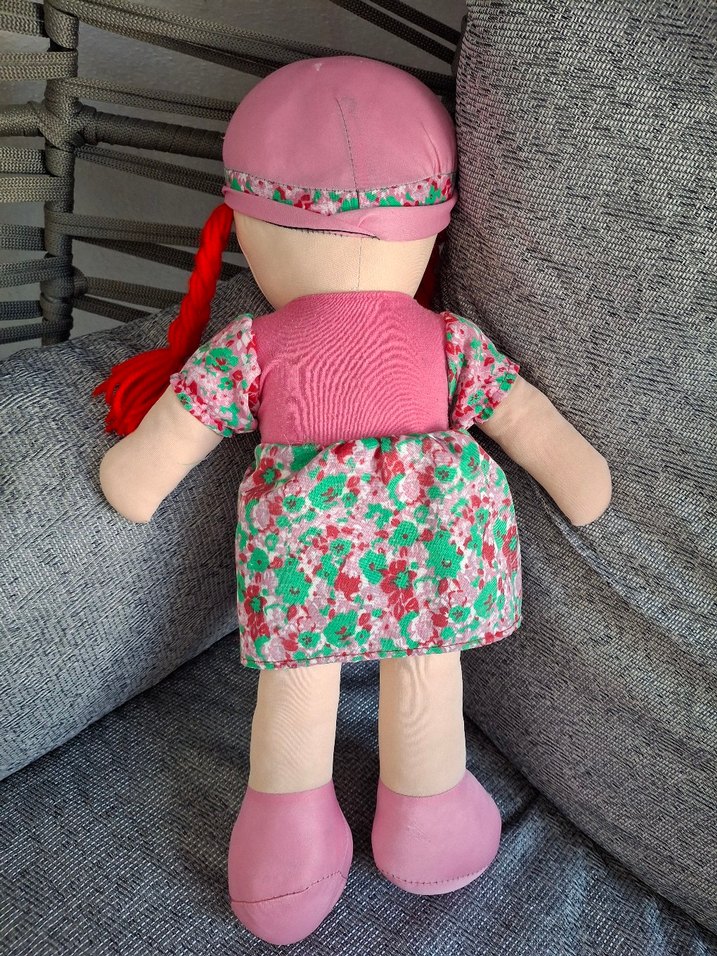 Diger Renkli Pembe Bez Bebek - Görsel 4