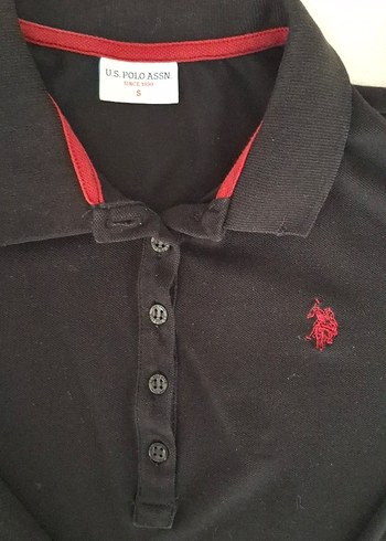 Siyah Uzun Kollu Polo Yaka Tişört - Görsel 3