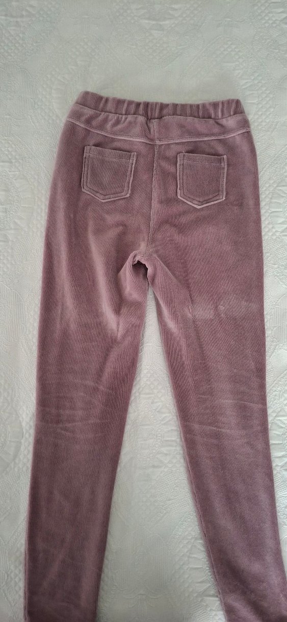 Kızlar için Pastel Pembe Tayt - Görsel 3