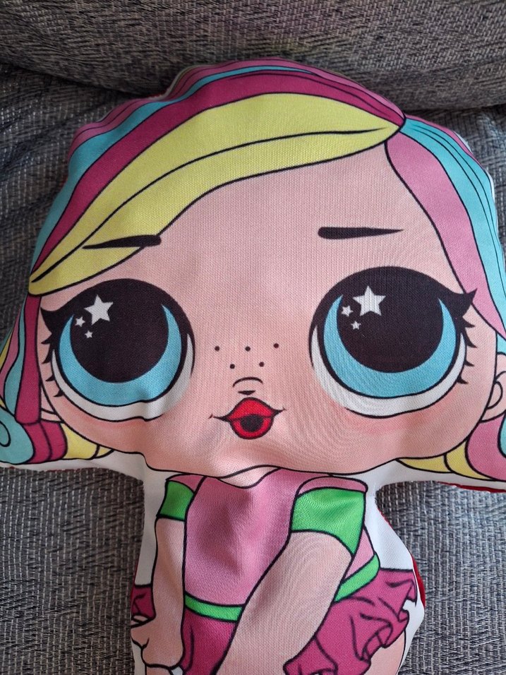 Pastel Renkli Bebek Figürlü Yastık - Görsel 2