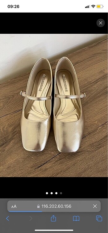 38 Beden altın Renk Stradivarius gold babet