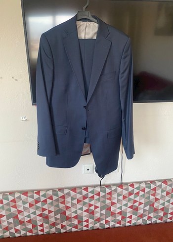Koyu Mavi Erkek Ofis Takım Elbise