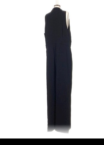 Kadın Siyah Kemerli Uzun Tulum - Görsel 3