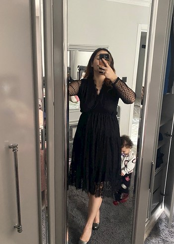 Siyah Elbise - Görsel 2