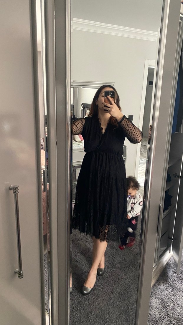 Siyah Elbise - Görsel 2