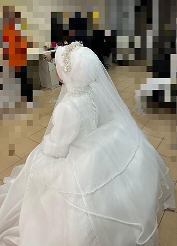 #gelinlik#tesettür#duvak#sade - Görsel 4