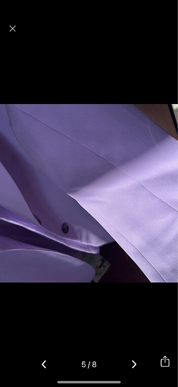 42 Beden mor Renk Lila Blazer Ceket