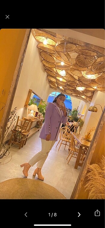 Lila Blazer Ceket