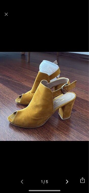 Zara Yazlık topuklu ayakkabı
