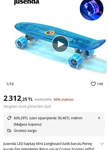 Silikon tekerlekli, ışıklı cok saglam kaykay.