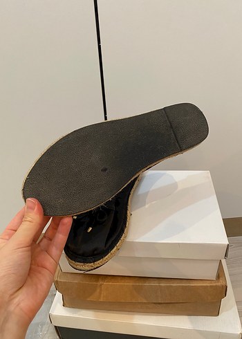 H&M Siyah Kadın Babet