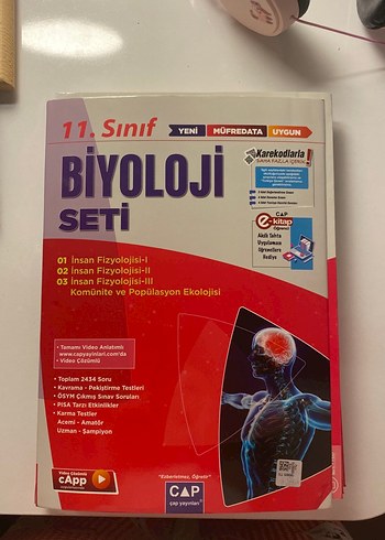 ÇAP 11. Sınıf Biyoloji Fasikül Seti - Görsel 2
