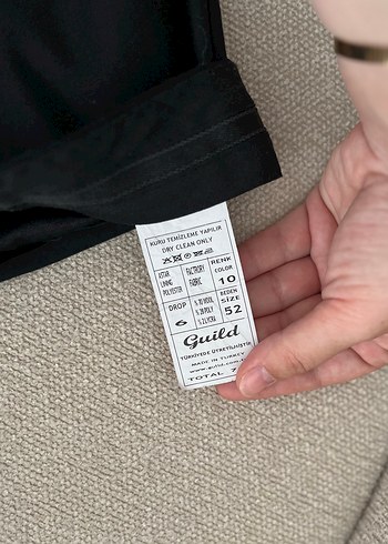 Erkek Siyah Regular Fit Düğmeli Takım Elbise - Görsel 11