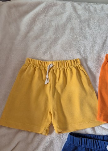 Renkli Pamuklu Erkek Şort Seti - Görsel 2