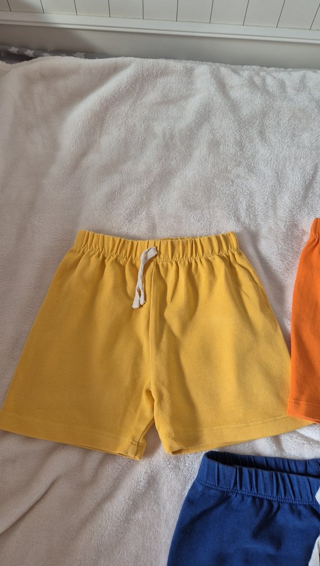 Renkli Pamuklu Erkek Şort Seti - Görsel 2