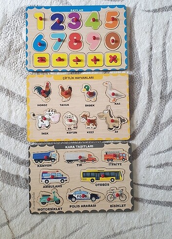 Diğer Ahşap puzzle(4)