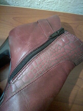 Zara Bordo topuklu bot