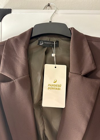 Kahverengi Kadın Blazer - Görsel 3