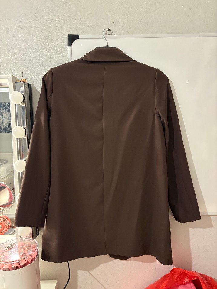 Kahverengi Kadın Blazer - Görsel 2