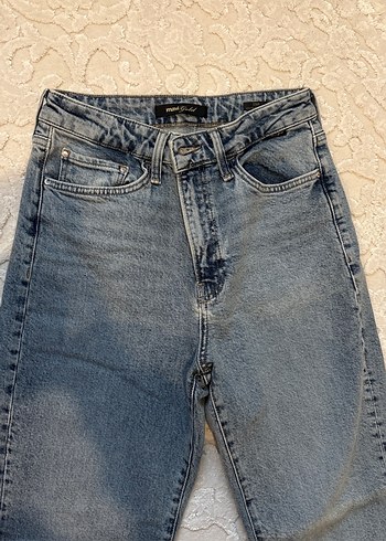 Mavi mom jean - Görsel 3