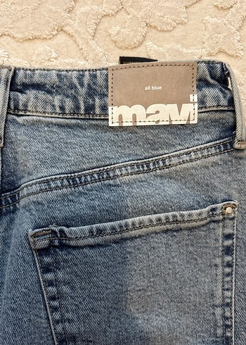 Mavi mom jean - Görsel 6