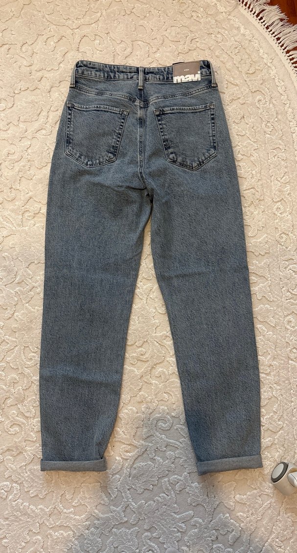 Mavi mom jean - Görsel 5