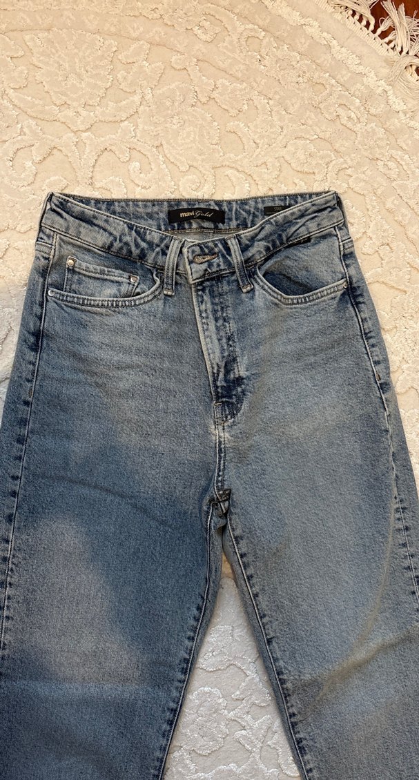 Mavi mom jean - Görsel 3