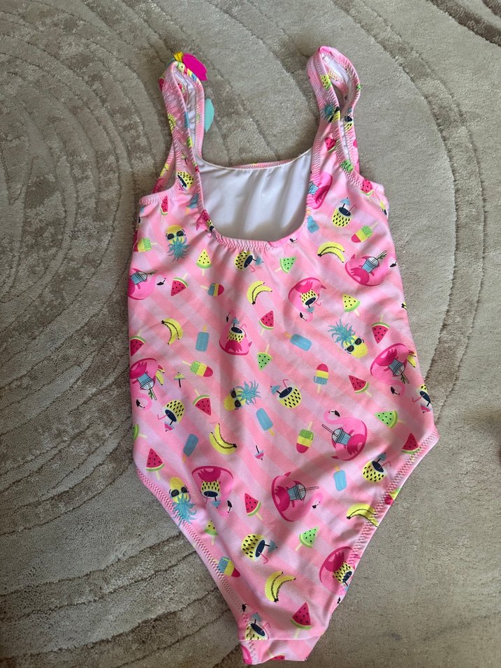 Penti Desenli Kız Çocuk Mayo - Görsel 2