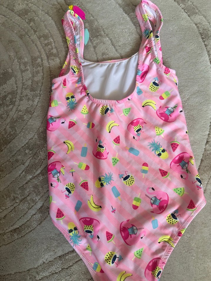 Penti Desenli Kız Çocuk Mayo - Görsel 3