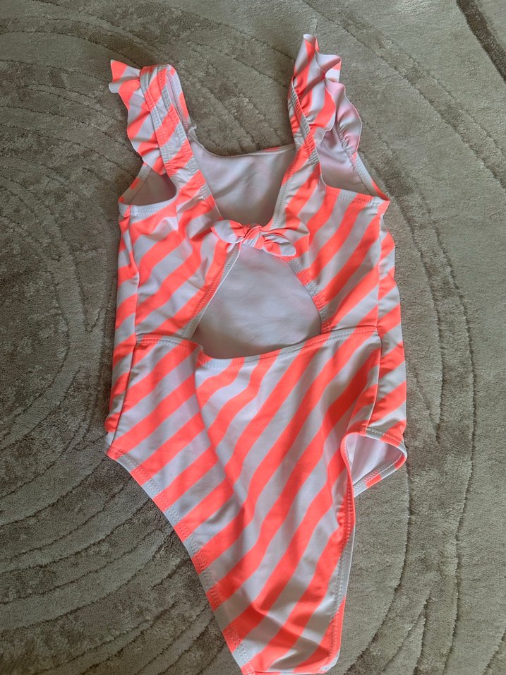 Penti Kız Çocuk Renkli Çizgili Fırfırlı Mayo - Görsel 2