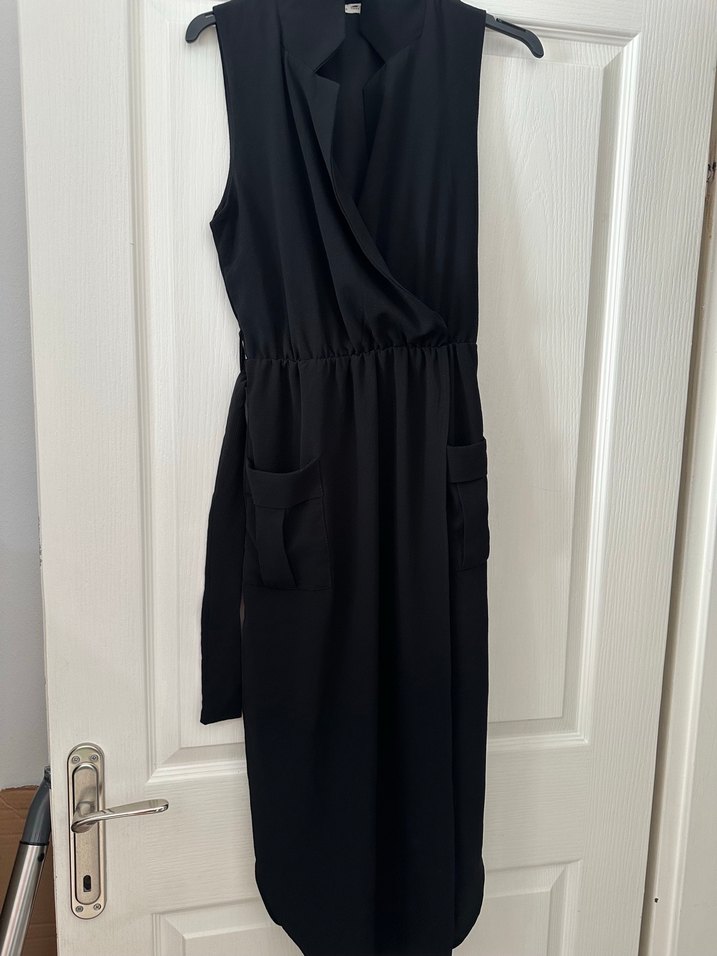 Mango kadın asimetrik kesim elbise - Görsel 5