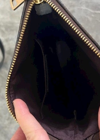 Coach Kahverengi Deri Fermuarlı Kadın Çanta - Görsel 3