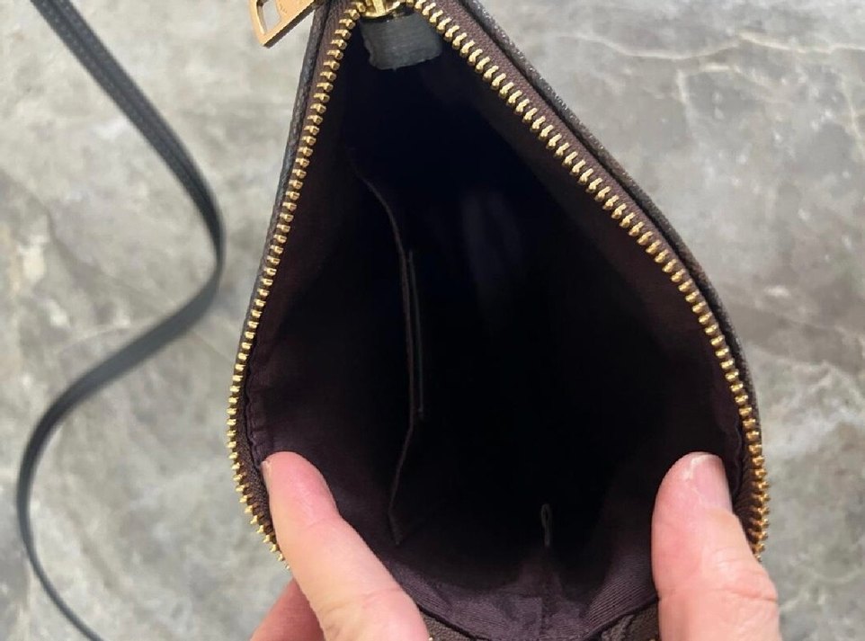 Coach Kahverengi Deri Fermuarlı Kadın Çanta - Görsel 3