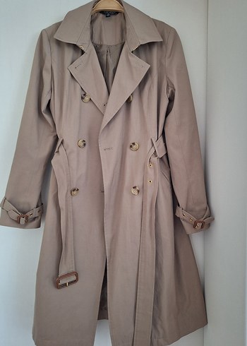 Ralph Lauren Bej Midi Kadın Trençkot