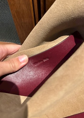 Massimo Dutti Bordo Minimalist Deri Kadın Çanta